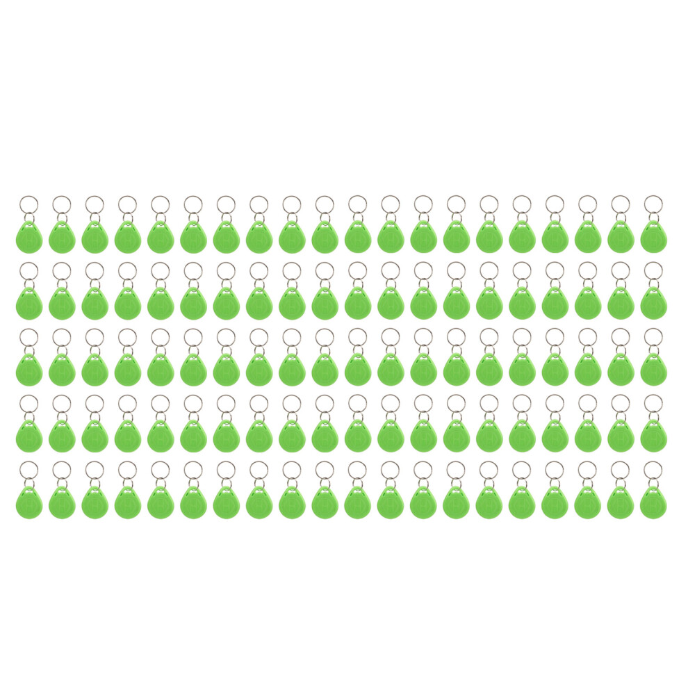 (Light Green) 100 Pcs 125Khz Rfid Key Fob Contactless Proximity Id Dark Green 604725130785