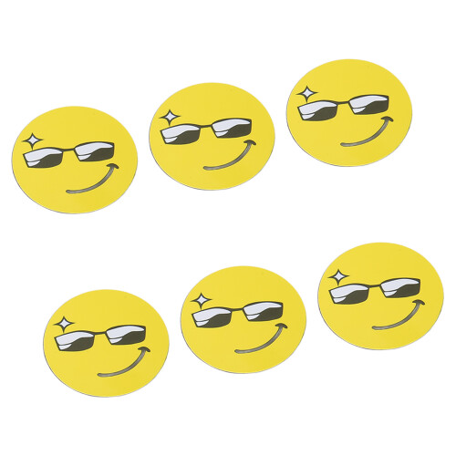 (Glasses Face) 20PCS NFC Stickers ID5200 Chip Interference Resistant for Devices 2