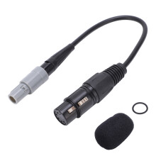 6pin LEMO to 5pin XLR Helicopter Headset Adapter