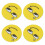 (Type 3) 20x CUID NFC Aufkleber rund 40mm Typ 4 4