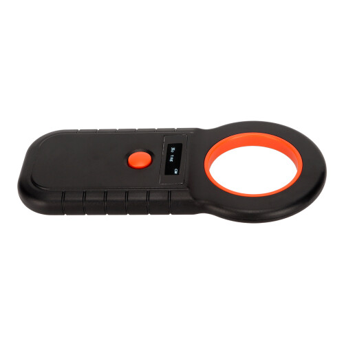 (Black) Handheld RFID Reader 134.2/125kHz Animal Microchip Scanner White 2