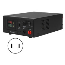 (US Plug 110V AC) AC/DC-Wandler 30A 13,8V einstellbar 7,5-15,8V Digital EU