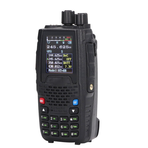 (EU Plug) UV Funkgerät Quad-Band 4W Farbdisplay FM-Sender 1