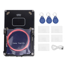 (5Pcs T5577 Cards, 3Pcs T5577 Keychains) NFC Card Reader ID IC RFID 5Pcs T5577 Cards 3Pcs Keychains