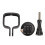 (Black) OSMO Pocket 3 Expansion Adapter 1/4 Inch Thread Black 1