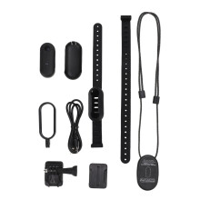 (Black) Pet Collar Camera 1080P HD Wireless Magnetic Video Recorder