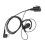 M Shape Walkie Talkie Earpiece for Restaurant, Bar, Hotel Security 3