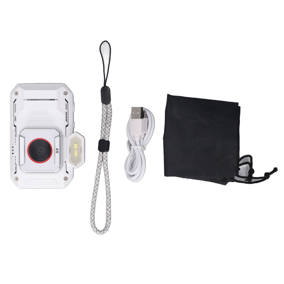 () 4K Digital Camera 65Mp 18X Zoom Vlogging Camera White/Black 643505078497