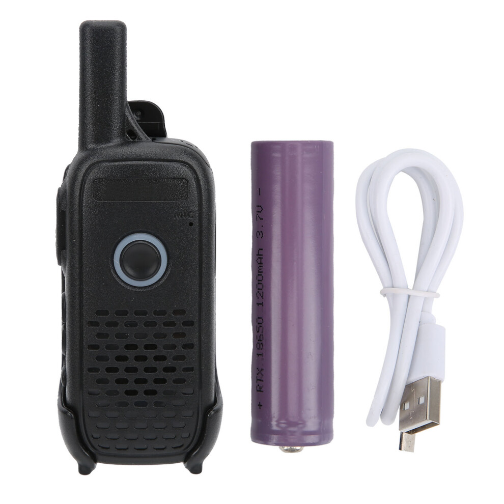 Mini Uhf Pmr Frs Walkie Talkie 2W 400-470Mhz Usb Battery 604725148308