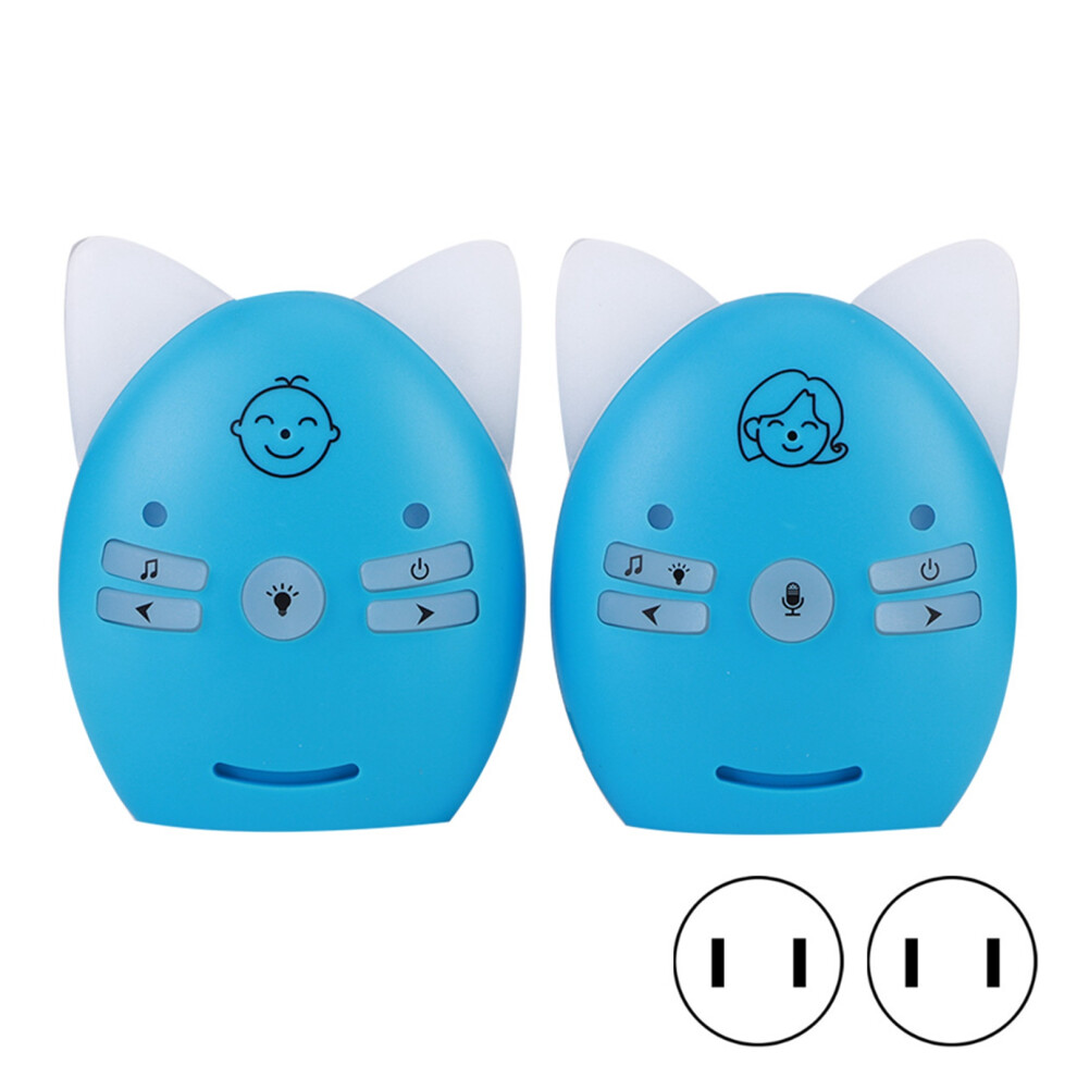 (Us Plug) Baby Monitor 2.4Ghz Wireless Night 2-Way Intercom 100-240V Uk Light 604725147707