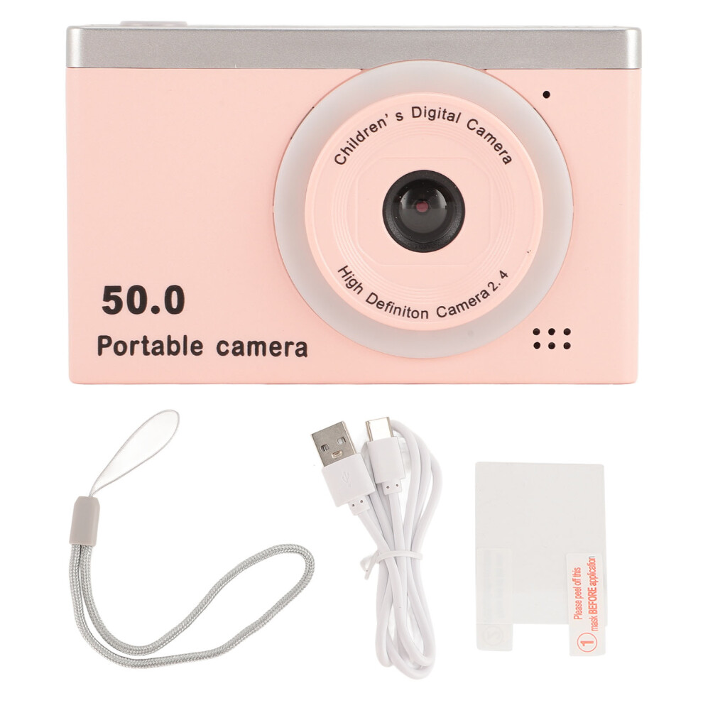 (Roseate) Digital Camera 40Mp 1080P 2.4 Inch Screen 8X Zoom Dual Lens Rose 643505078695