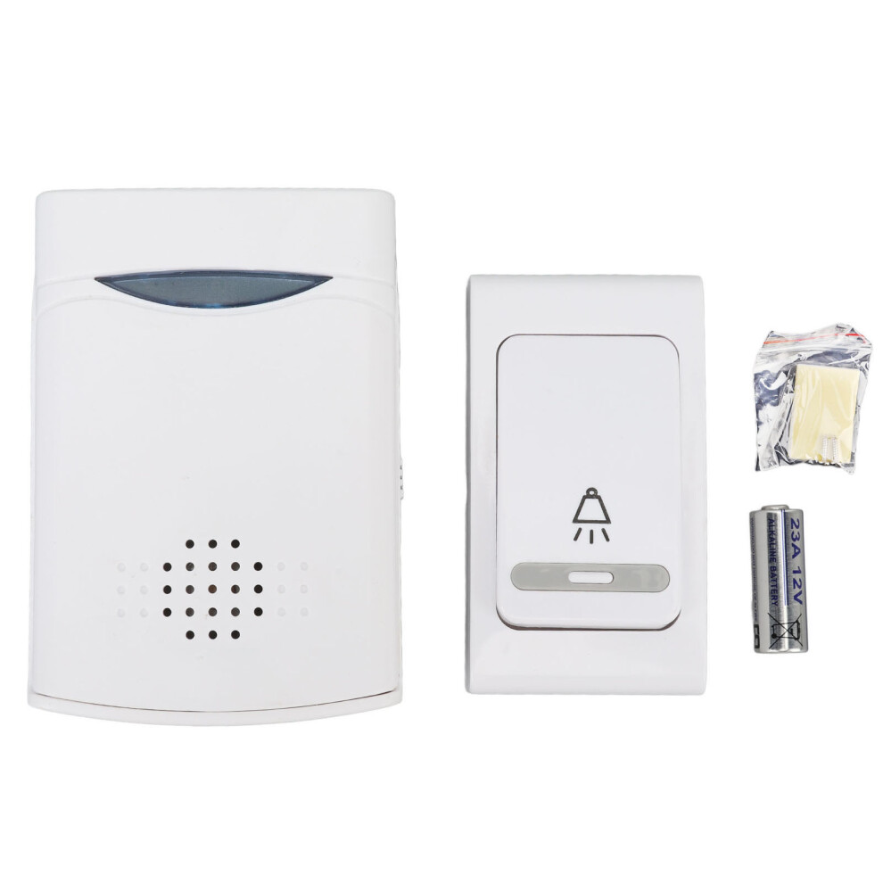 Wireless Doorbell 38 Ringtones Hi Med Lo Volume Set 604725118042