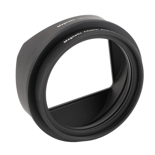 (Black) Square Lens Hood Magnetic Mount Light Blocking for X100 Series 2