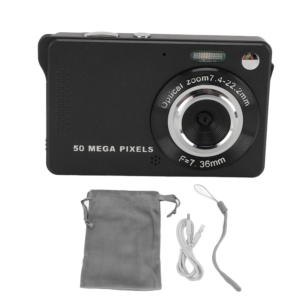 (Black) Digital Camera 50Mp 1080P 2.8In Tft 16X Zoom Autofocus Black 643505077247