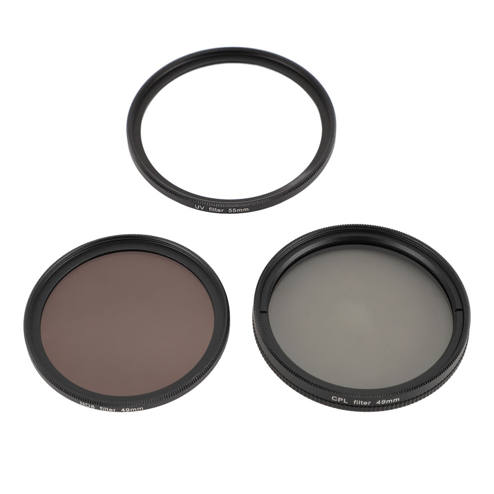 (55Mm/2.17In) 3 In 1 Uv Cpl Nd8 Glass Lens Filter 67Mm With Box 643505079067