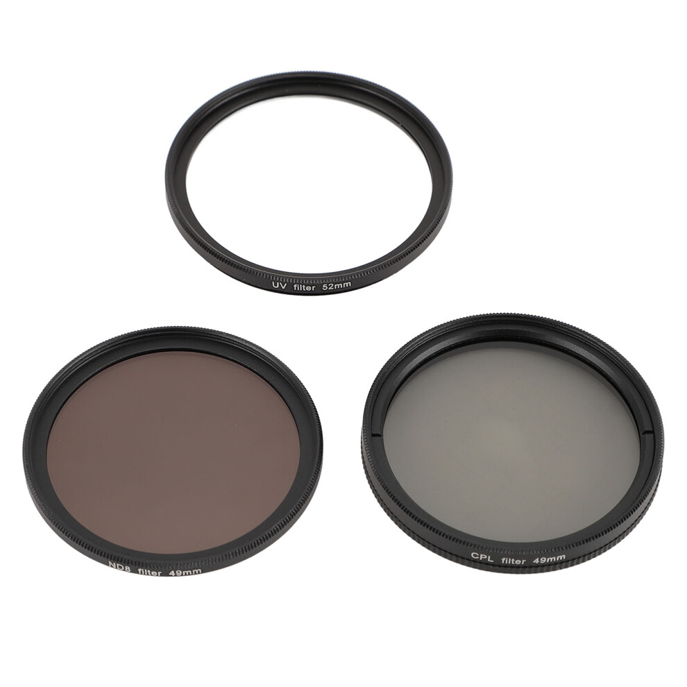 (52Mm/2.05In) 3 In 1 Uv Cpl Nd8 Glass Lens Filter 67Mm With Box 643505079128