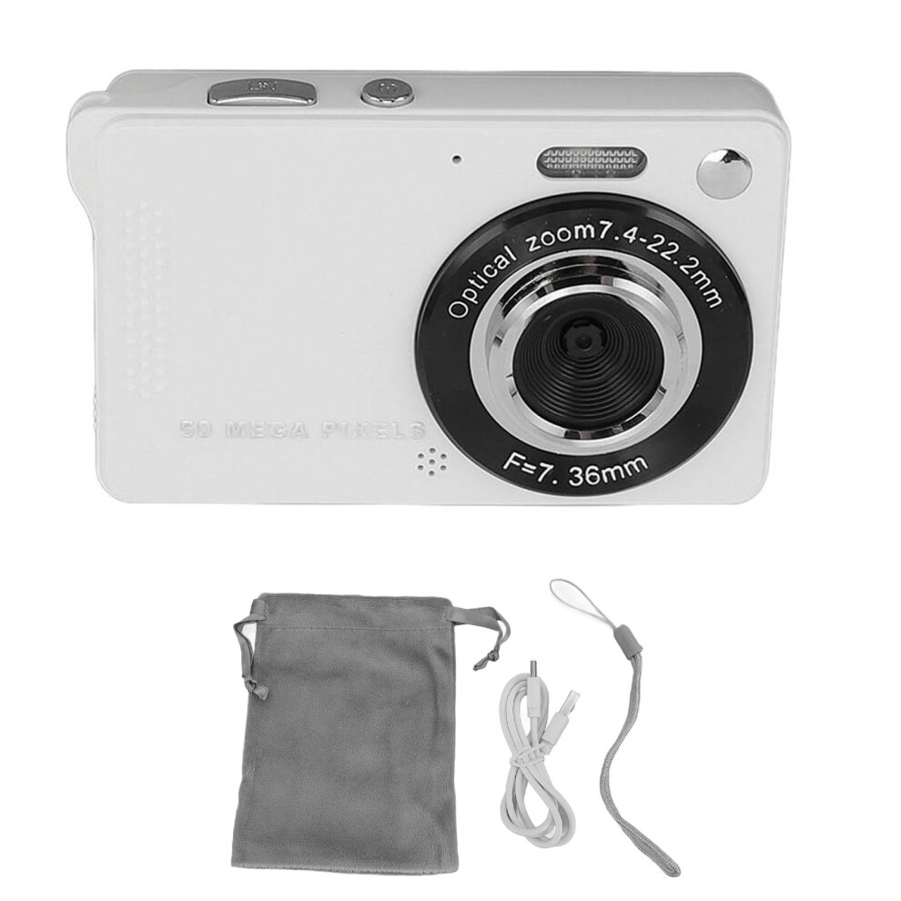 () Digital Camera 50Mp 1080P 2.8In Tft 16X Zoom Autofocus White/Black 643505077254