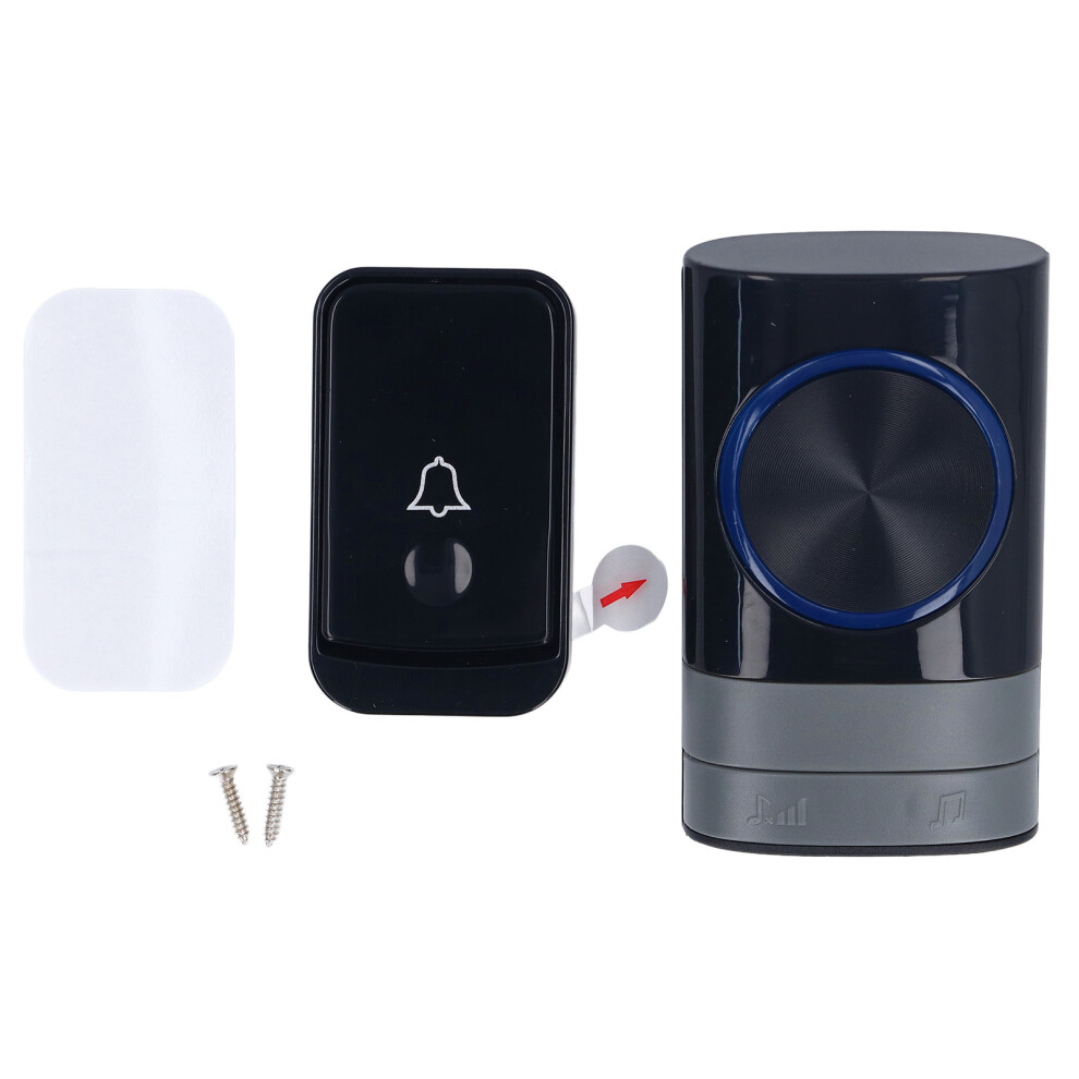 Wireless Doorbell Ip44 200M Range 52 Melodies Battery Operated 604725118578