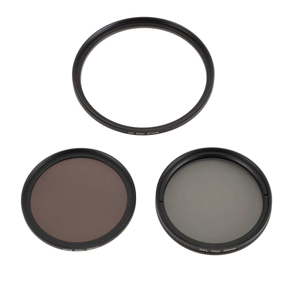 (67Mm/2.64In) 3 In 1 Uv Cpl Nd8 Glass Lens Filter 67Mm With Box 643505079050