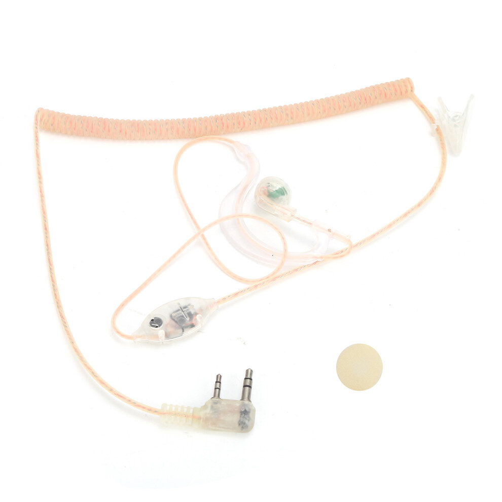 (Beige) Walkie Talkie Earpiece Ptt Headset For Baofeng Beige 604725149039