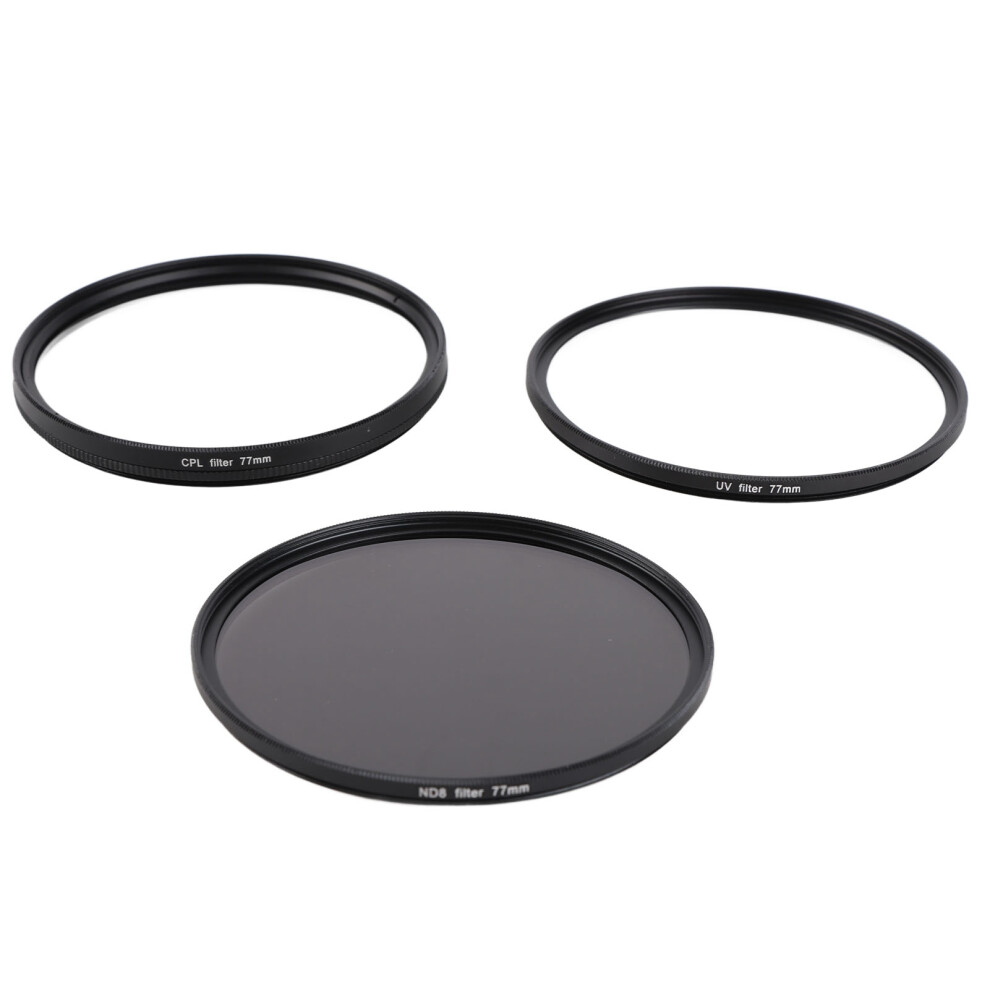 (77Mm/3.03In) 3 In 1 Uv Cpl Nd8 Glass Lens Filter 67Mm With Box 643505079111