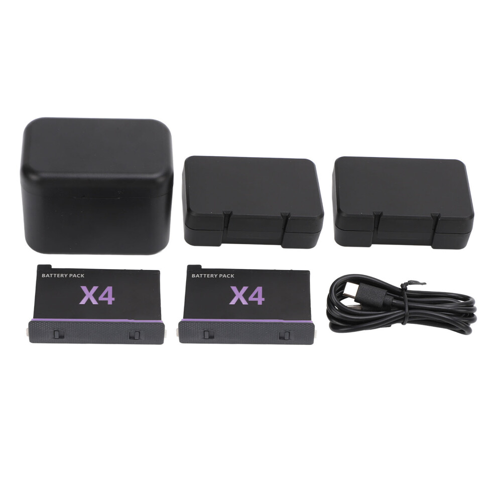 Fast Battery Charger Hub X4 2 Batteries Quick Portable 2 Channel 643505079524