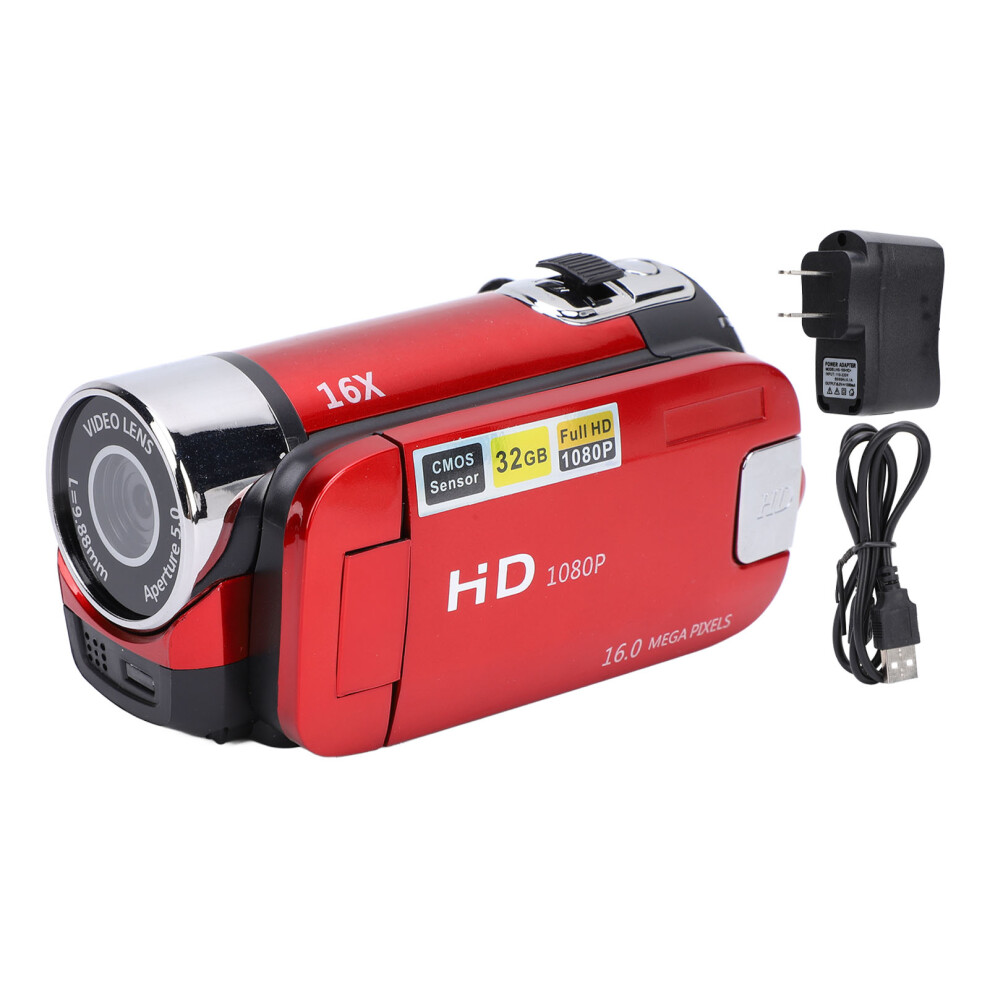 16Mp 1080P Hd Vlogging Camera 16X Zoom 2.4" Rotating Screen 643505077520