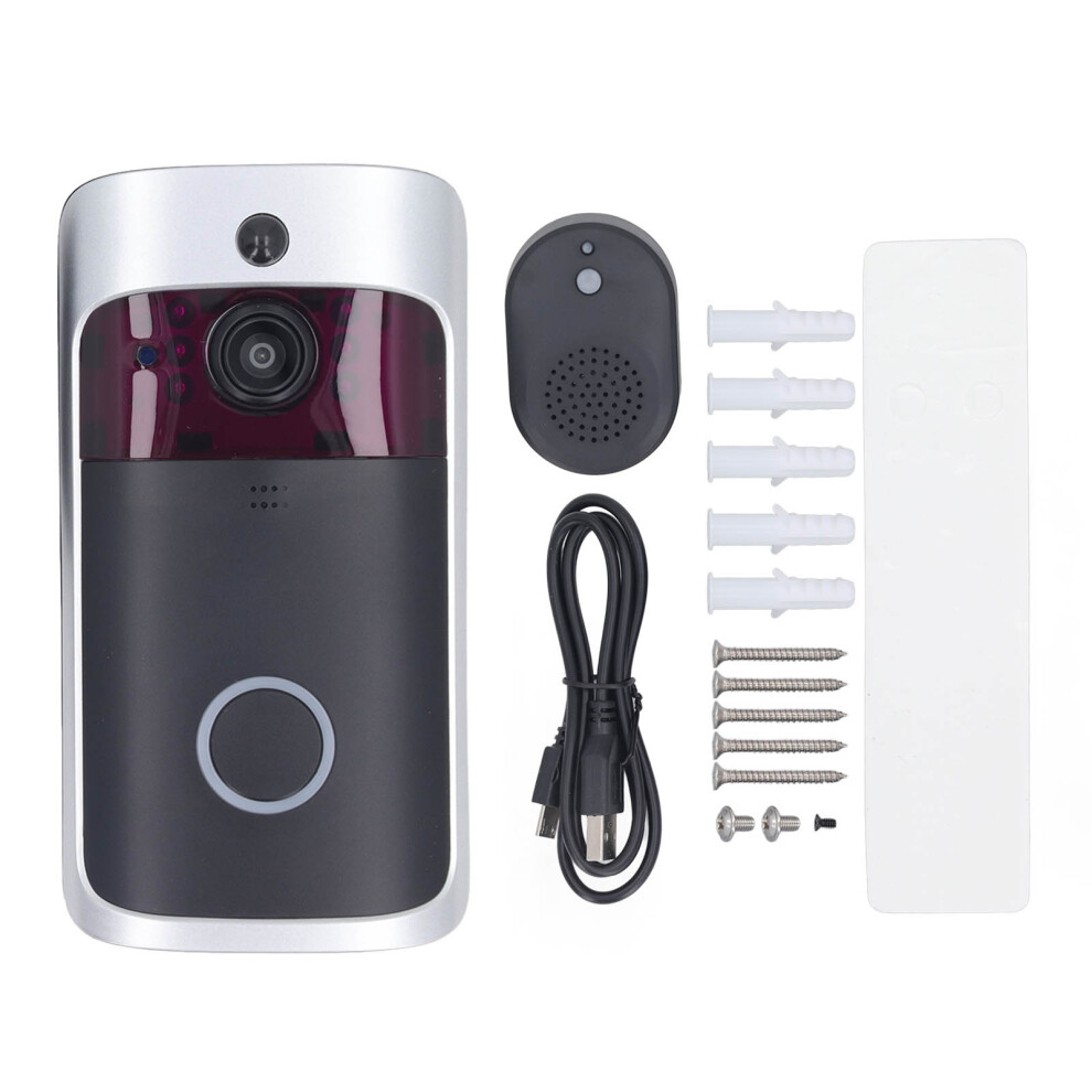 Wireless Video Doorbell 720P Wifi Night Vision 2 Way Talk 604725119223
