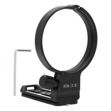 Aluminum Lens Collar 80mm Tripod Mount Ring Quick Release 1/4" 3/8"