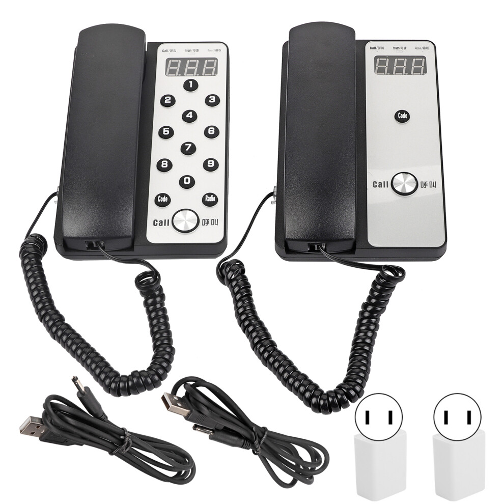 (Prise Amã©Ricaine) Pair Host Extension Wireless Intercom For Office Building 604725154170