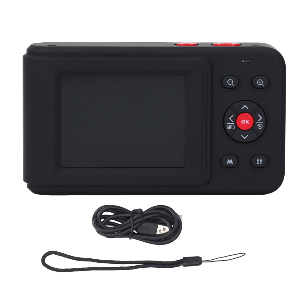 () Digital Camera 72Mp 2.5K Video Dual Screen 16X Zoom Autofocus Black/Blue 643505077704