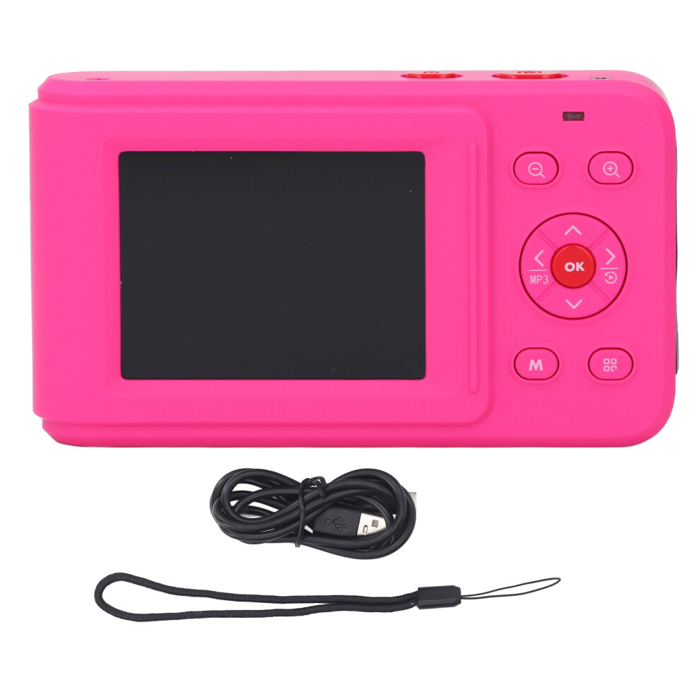 () Digital Camera 72Mp 2.5K Video Dual Screen 16X Zoom Autofocus Red/Blue 643505077667