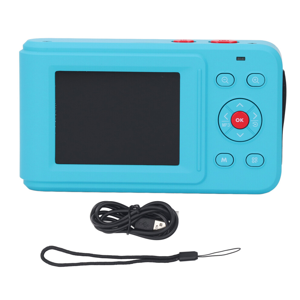 (Blue) Digital Camera 72Mp 2.5K Video Dual Screen 16X Zoom Autofocus Blue 643505077650