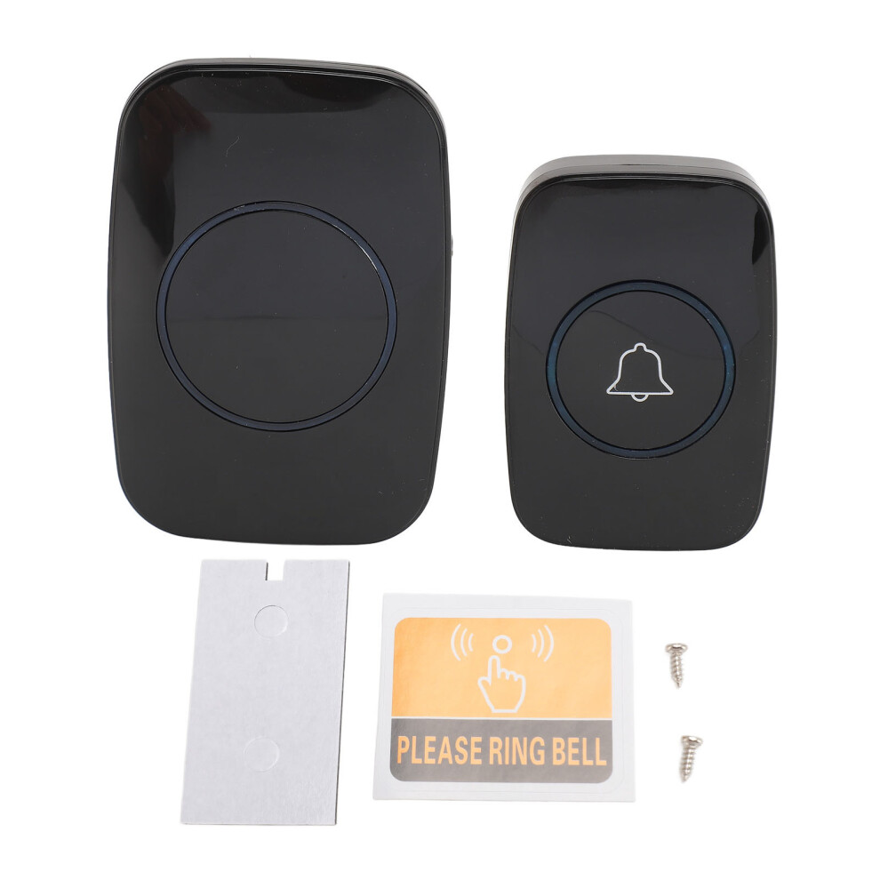 (Us Plug) Wireless Doorbell Kit 38 Ringtones Ip44 Waterproof Eu Plug 604725119551
