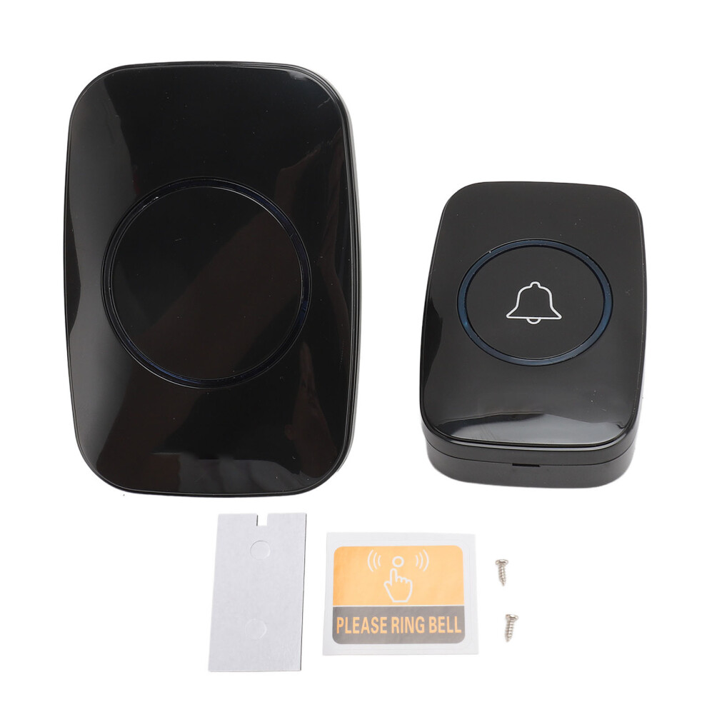 (Eu Plug) Wireless Doorbell Kit 38 Ringtones Ip44 Waterproof Eu Plug 604725119544
