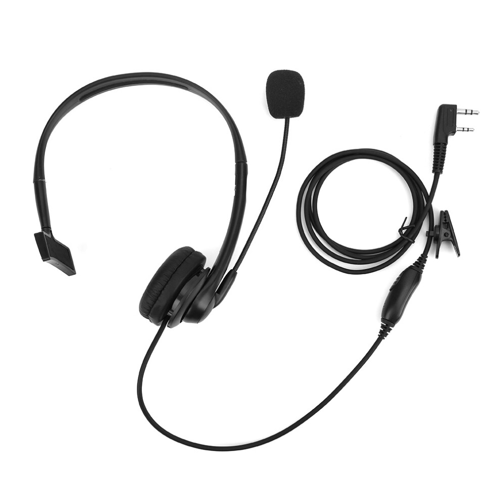 2Pin Walkie Talkie Headset Sponge Earpad For Baofeng Uv-5R Bf-888S 604725156099