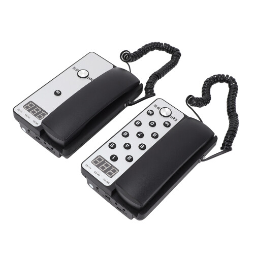 (EU Plug) Pair Host Extension Wireless Intercom for Office Building 2