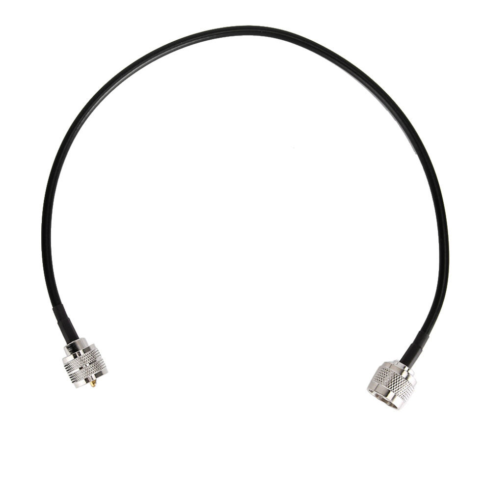19.7In Coaxial Antenna Cable N Male To Uhf Pl259 Male 50 Ohm 604725101617