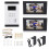 (EU Plug AC100-240V) Video-Intercom mit IR-Nachtsicht, 2 Einheiten, 7 Zoll, EU-Stecker 1