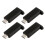 4Pcs Multi-Function USB-C Adapter with Charge & Data 4