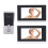 (EU Plug AC100-240V) Video-Interkom 2x 7" Touchscreen EU-Stecker 100-240V 2
