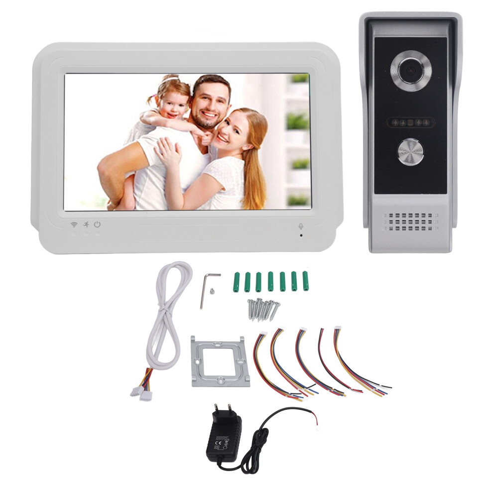 (Eu Plug) 7In Touch Video Intercom 2Mp Night Vision Motion Detection 2-Way Talk 604725120595