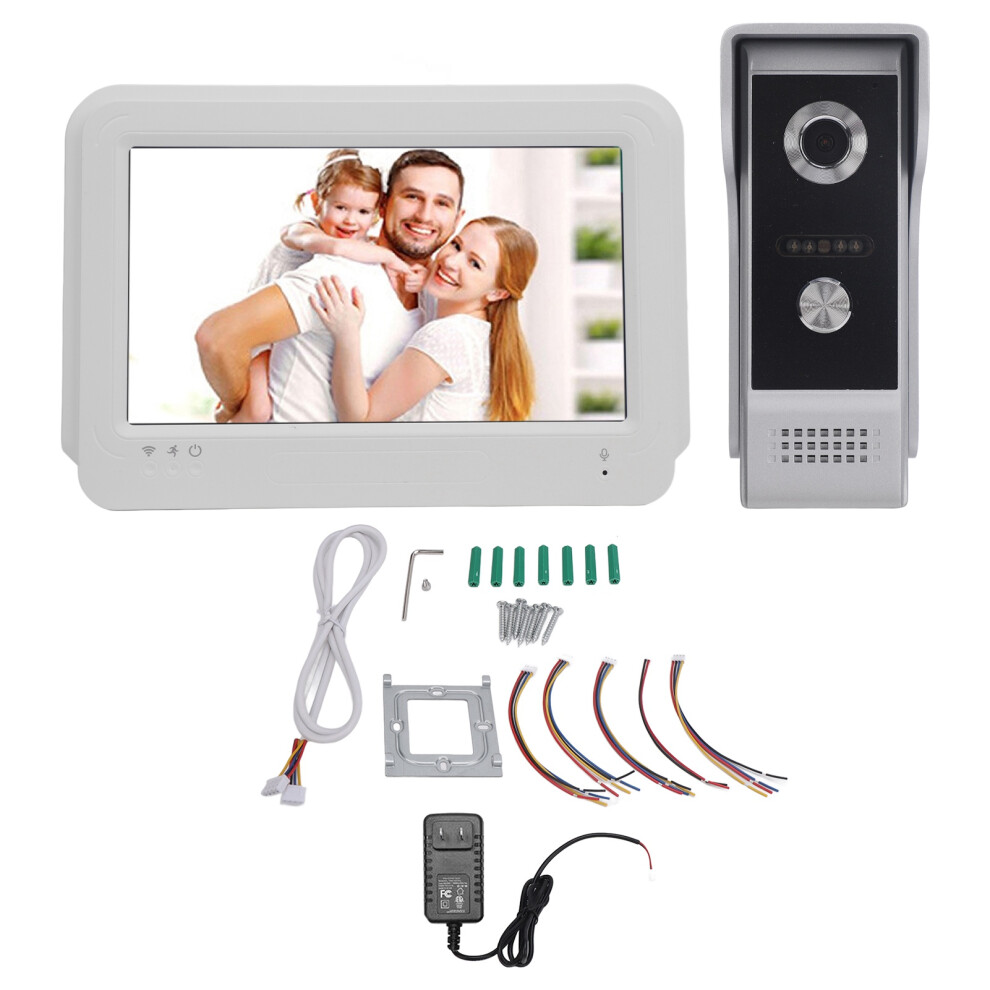 (Us Plug) 7In Touch Video Intercom 2Mp Night Vision Motion Detection 2-Way Talk 604725120588
