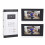 (EU Plug AC100-240V) Video-Intercom mit IR-Nachtsicht, 2 Einheiten, 7 Zoll, EU-Stecker 5