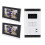 (EU Plug AC100-240V) Video-Intercom mit IR-Nachtsicht, 2 Einheiten, 7 Zoll, EU-Stecker 3