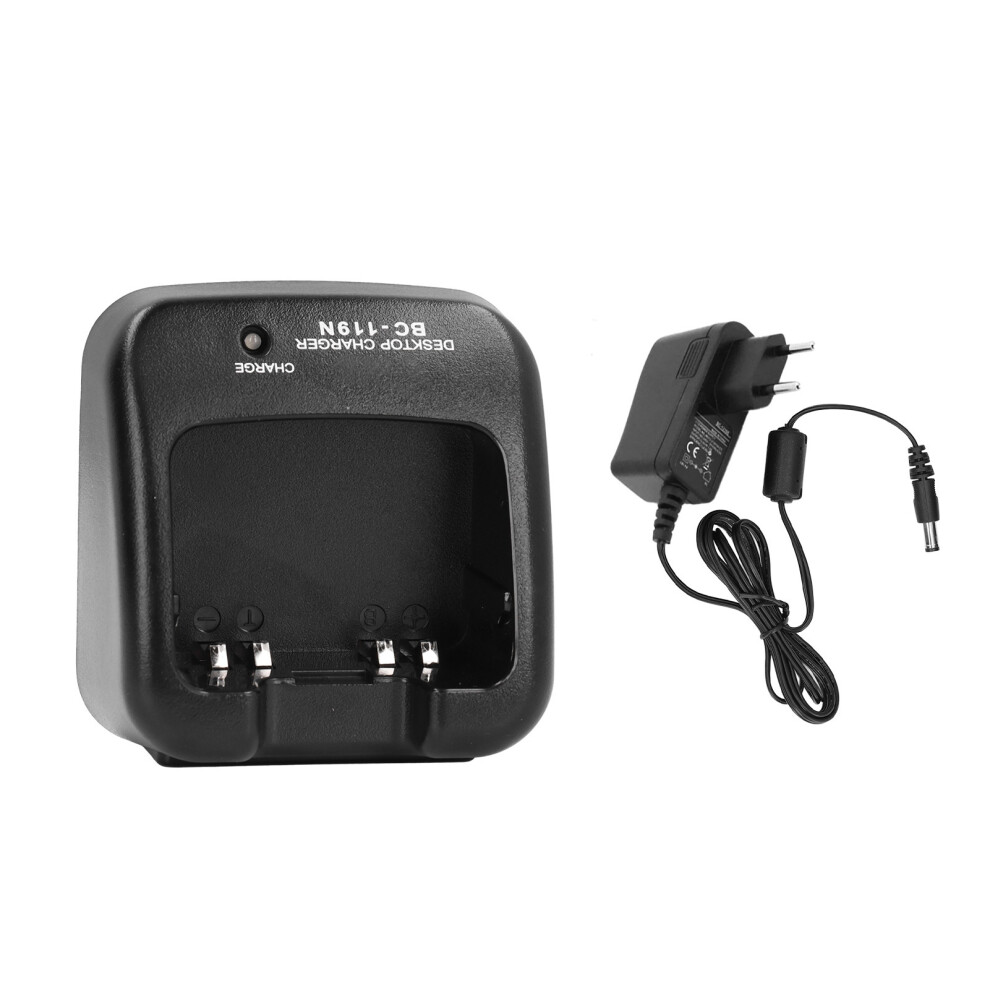 (Eu Plug 100 To 240V) Fast Heat Dissipation Walkie Talkie Charger Bp-253 Icom Ic-F70ds Us 604725122292