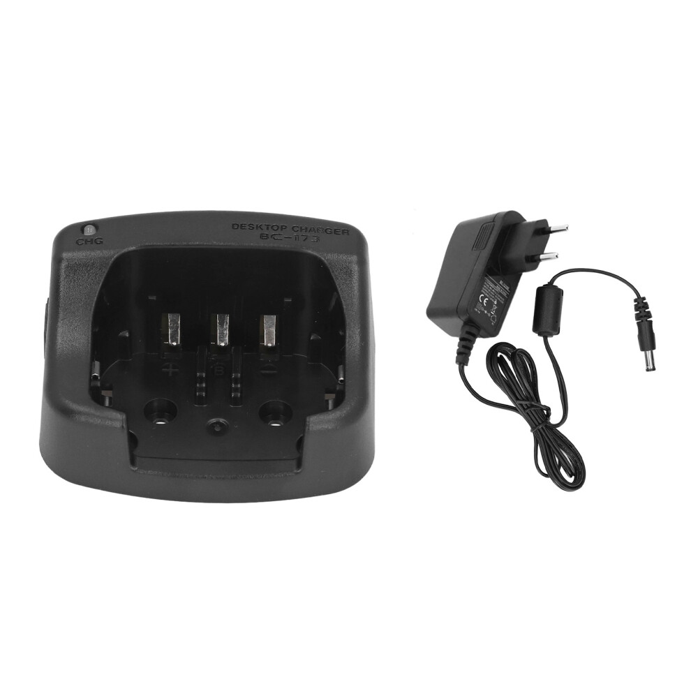 (Eu Plug 100Â240V) Bc 173 Charger Base Fast Heat Dissipation Icom Ic M33-M36 Us 100-240V 604725122315