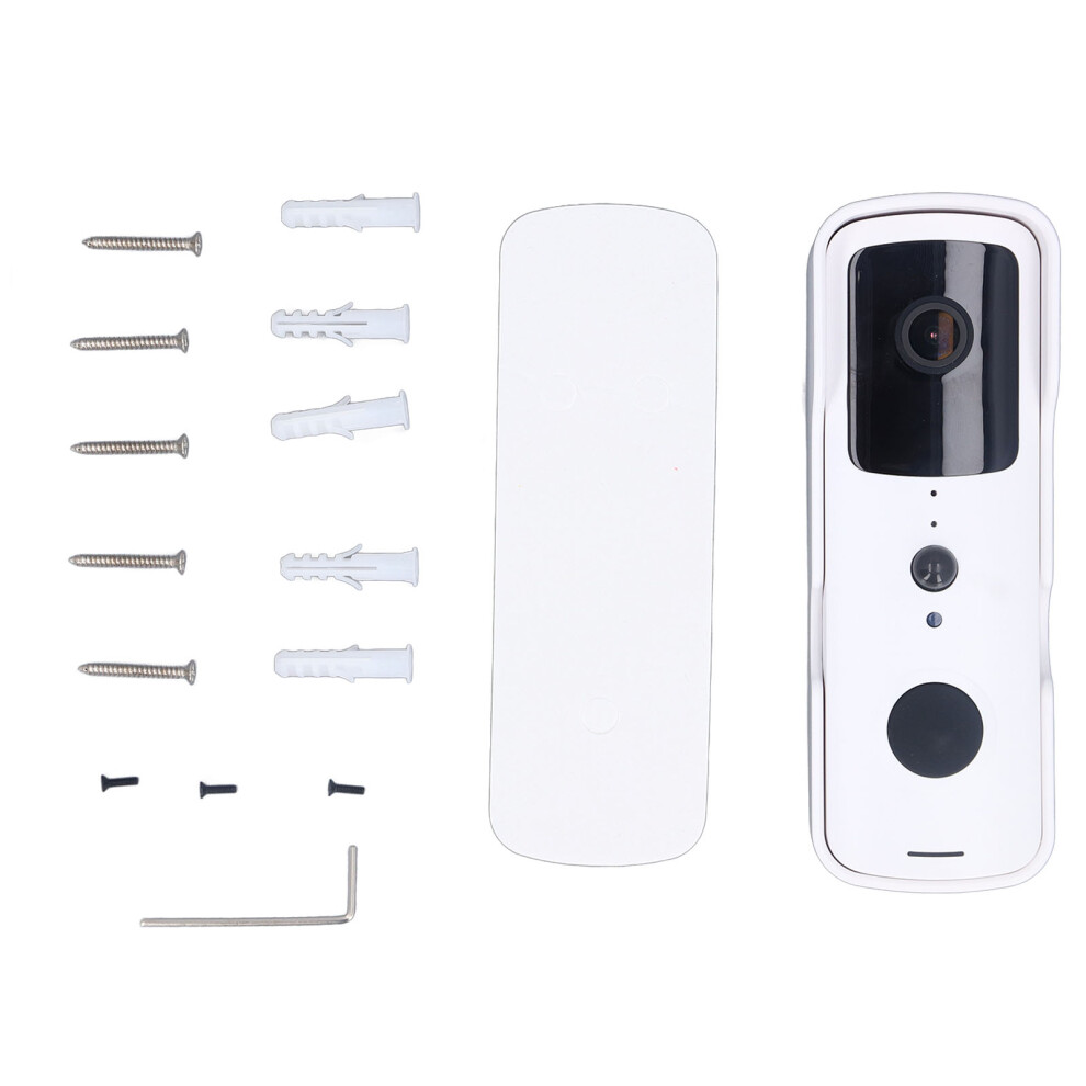 Wireless Video Doorbell With Night Vision Two Way Audio Wifi Monitor 604725123091