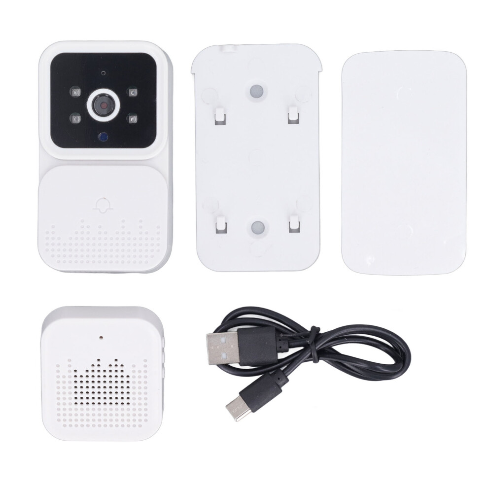 Wireless Wifi Video Doorbell 2 Way Hd Night Vision Ip65 Waterproof 604725124203