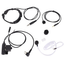 Walkie-Talkie-Kehlkopf-Mikrofon-Headset 7.1mm 2-Wege-Funkadapter